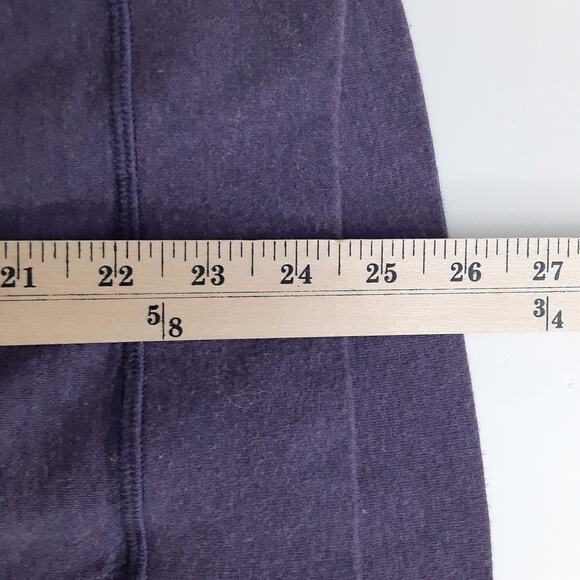 Lululemon In A Cinch Cowl Neck Pullover Purple Reversible Sweatshirt Womens M - Picture 12 of 13